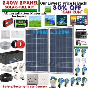 240w Solar System Full Kit