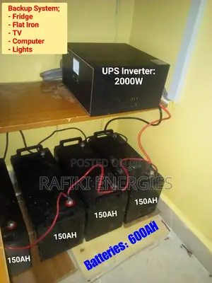 Power Backup System (600AH Battery/ 4*150AH)