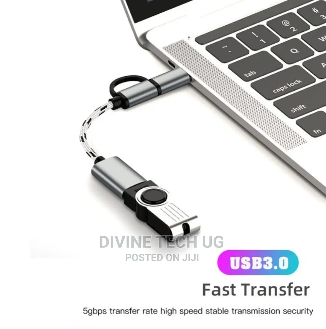 2 in 1 USB 3.0 OTG Adapter With Type C Smart Data Syn