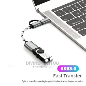 2 in 1 USB 3.0 OTG Adapter With Type C Smart Data Syn