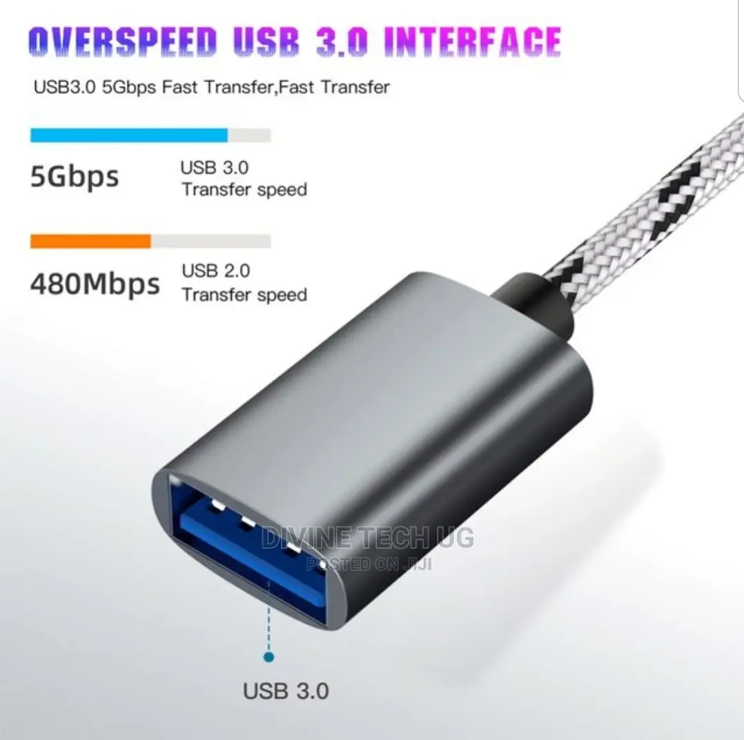 2 in 1 USB 3.0 OTG Adapter With Type C Smart Data Syn