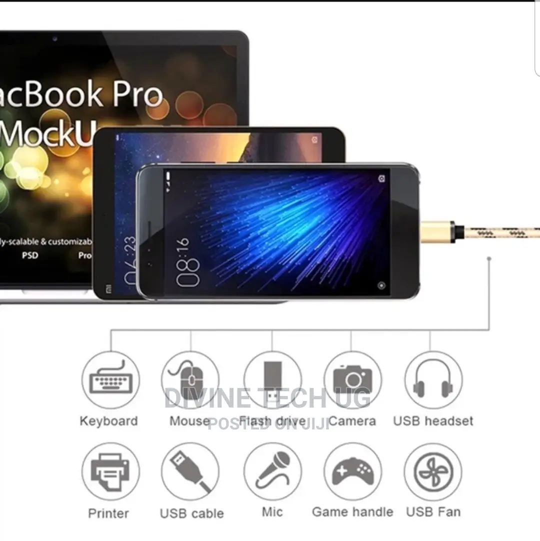 2 in 1 USB 3.0 OTG Adapter With Type C Smart Data Syn