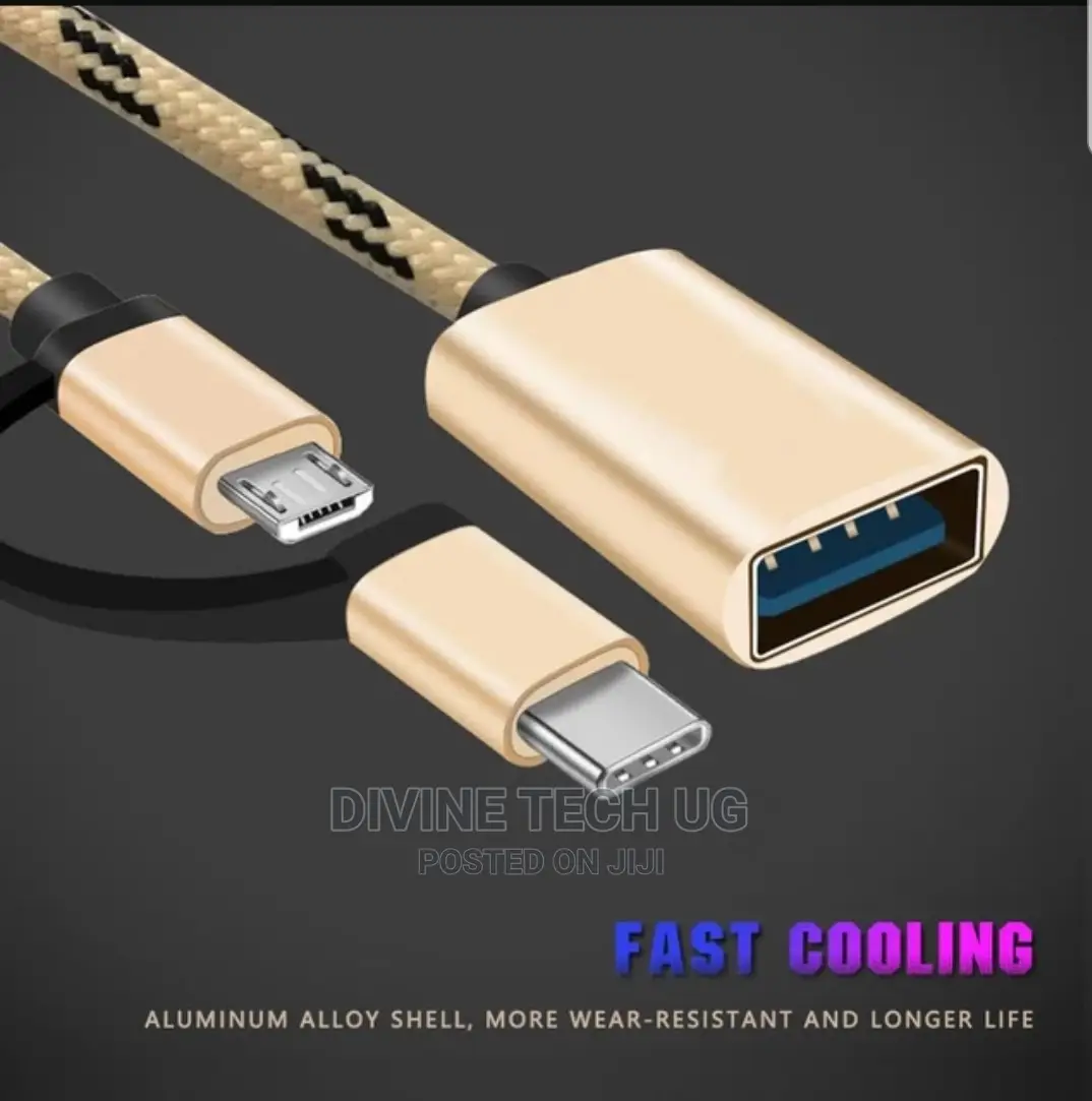 2 in 1 USB 3.0 OTG Adapter With Type C Smart Data Syn