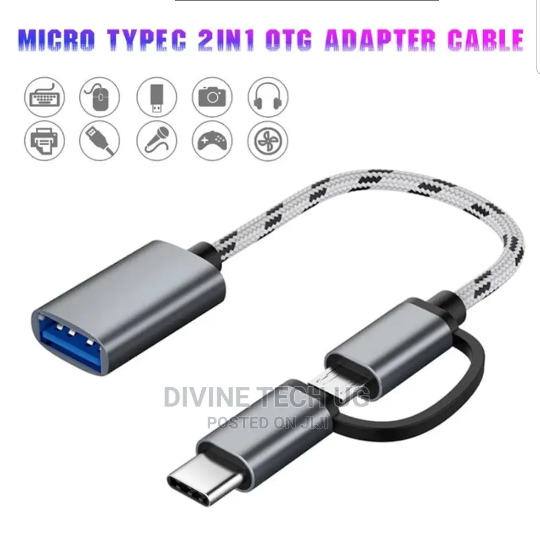 2 in 1 USB 3.0 OTG Adapter With Type C Smart Data Syn