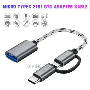 2 in 1 USB 3.0 OTG Adapter With Type C Smart Data Syn
