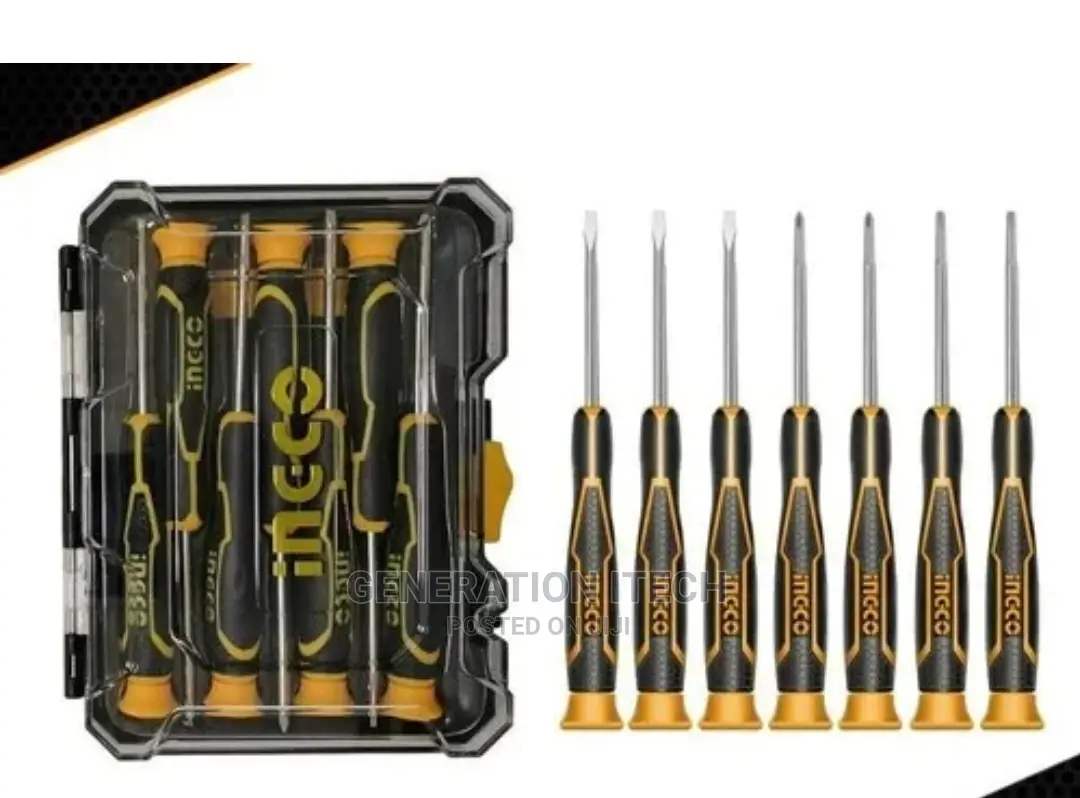 Precision Screwdriver Set- 7 Pieces -Ingco