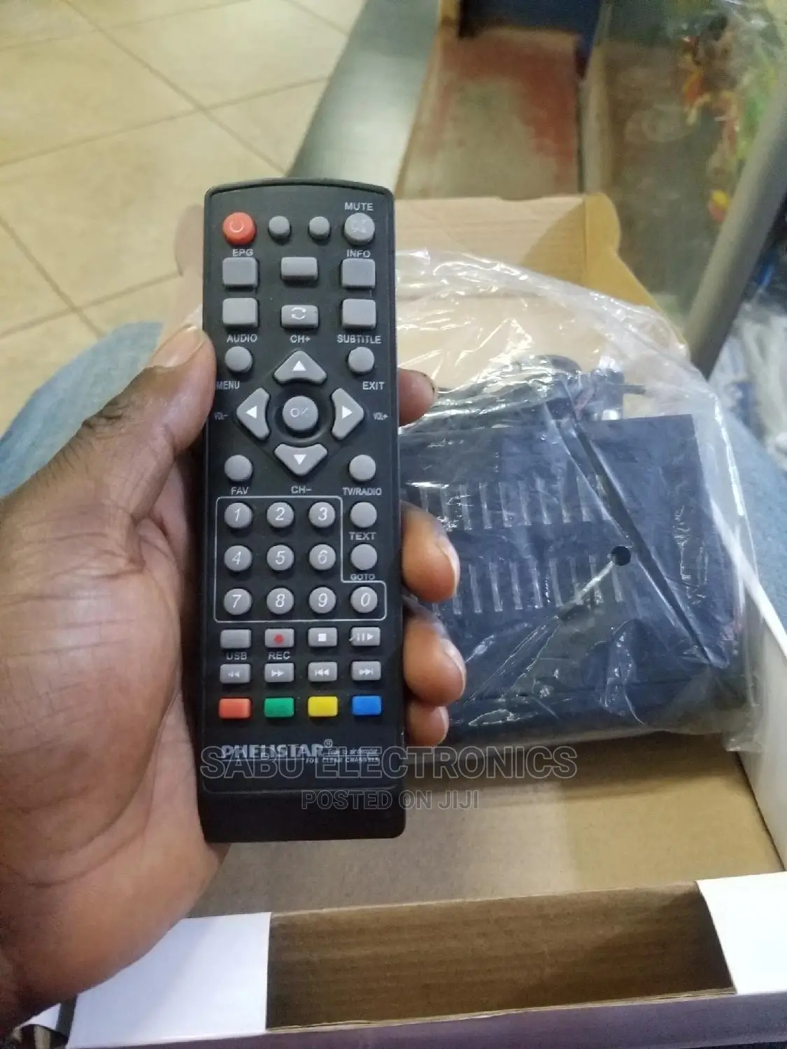 Phelistar Free To Air Decoder-with 50 Free Channels
