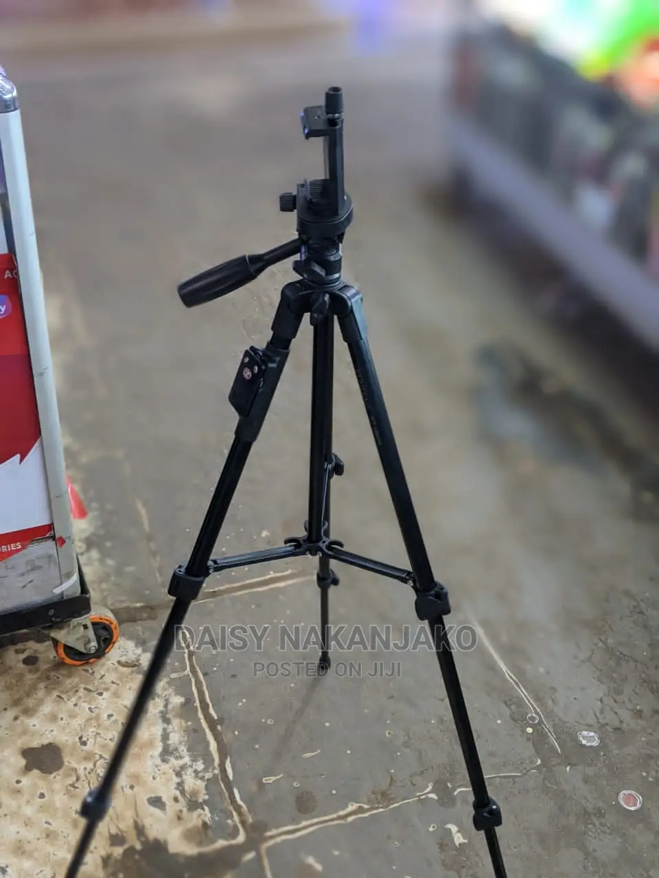 Mobile Phone and Camera Are Tripod Stand