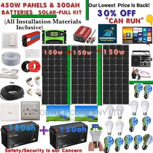 450w 300ah Solar System Full Kit