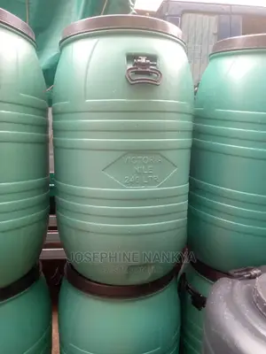 Water Drum 240 Ltrs Round, Green