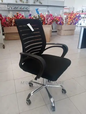 Adjustable Short Back Mesh Office Chair