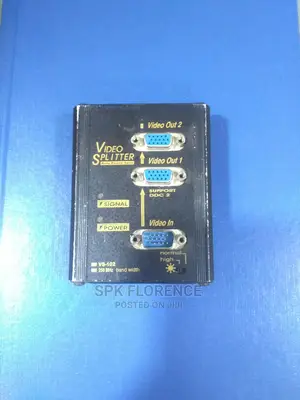 2-Port VGA Splitter Wall Plate (250mhz)