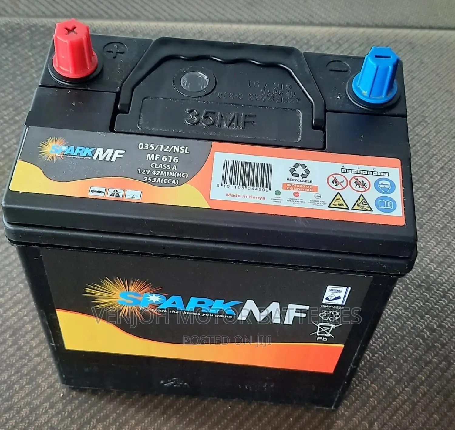 NS40/035 AH Car Battery Spark