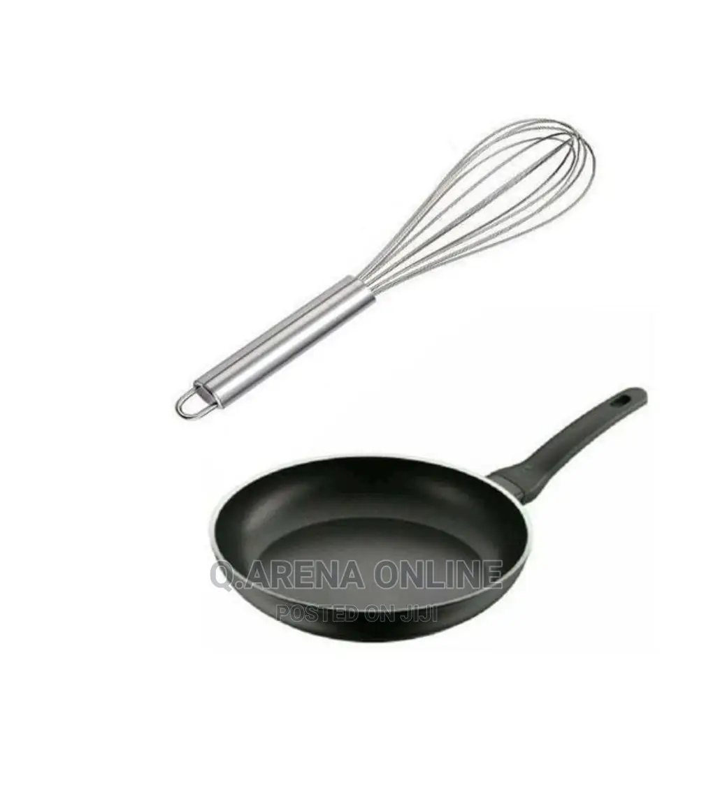 Egg Whisk Mixer and 20cm Frying Pan