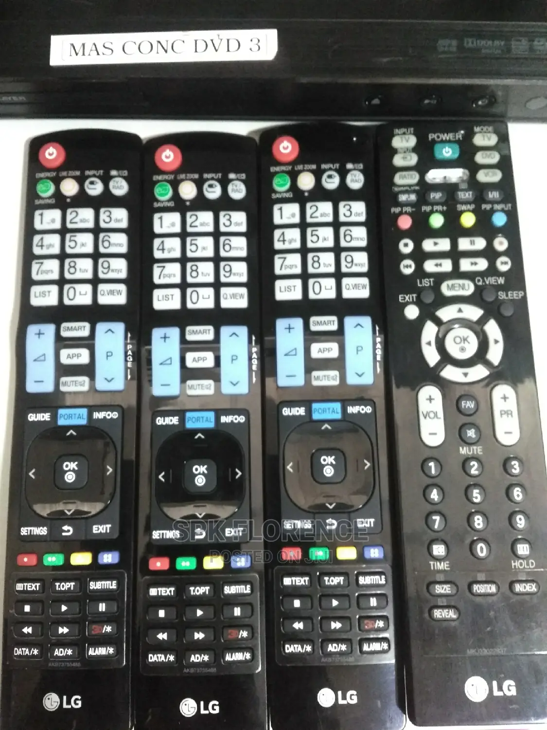 LG DVD Remote
