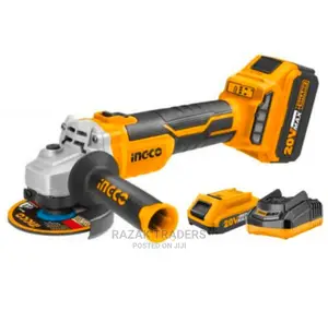 INGCO 20V Cordless Angle Grinder, Battery,Charger Included