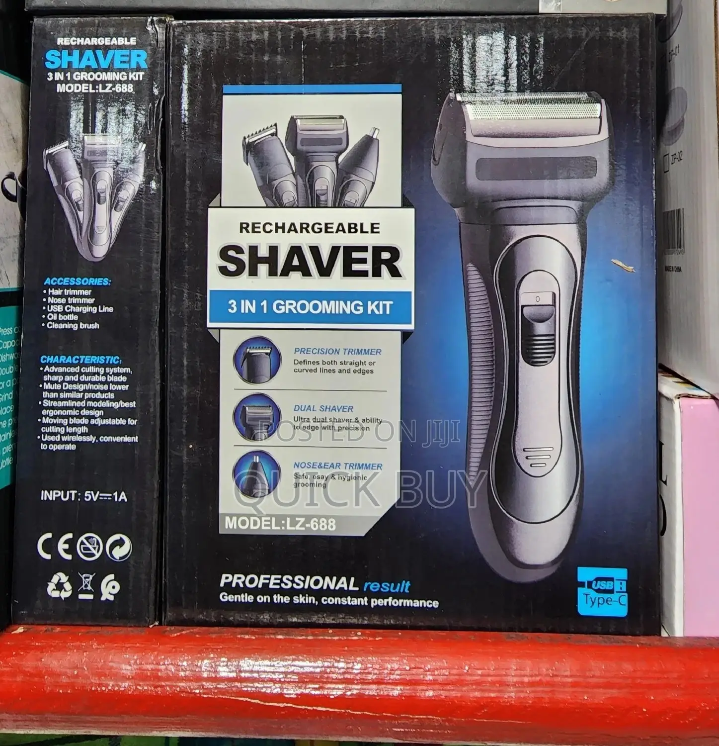 3 in 1 Shaver,Hair Clipper, Nose/Ear Trimmer