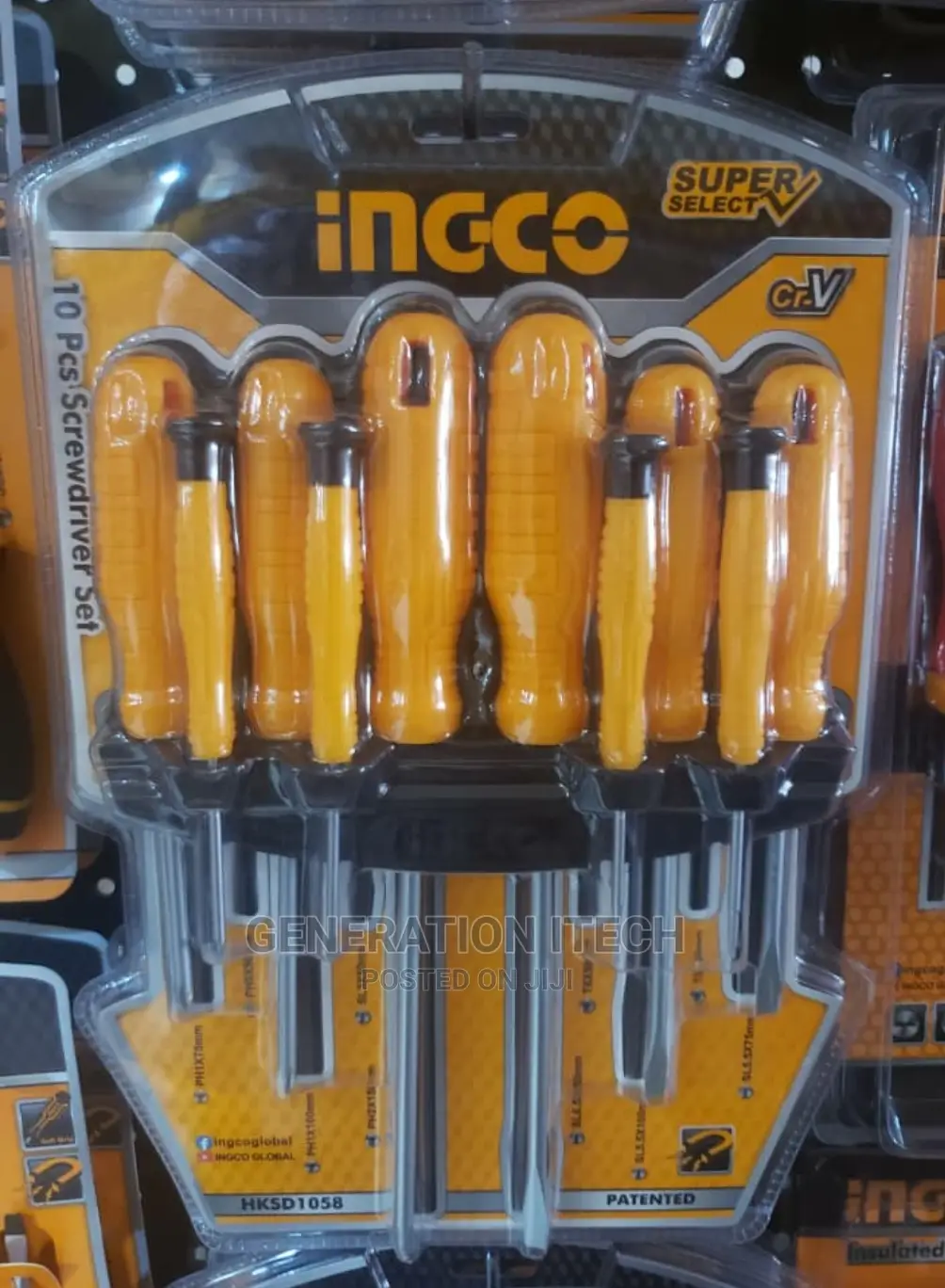 Ingco 10 Pcs Screwdriver and Precision Screwdriver Set