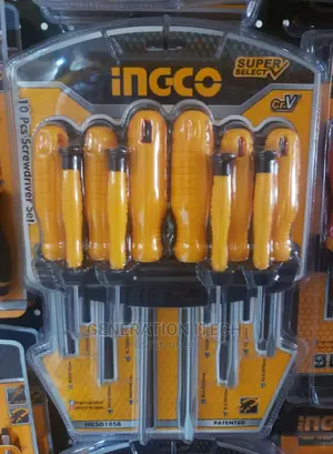 Ingco 10 Pcs Screwdriver and Precision Screwdriver Set