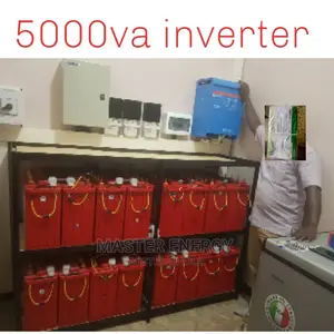 2400ah and 5000va Power Backup System, 200ah X 12pcs =2400ah