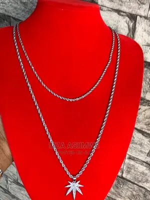 Men’S Simple Double Necklaces Available