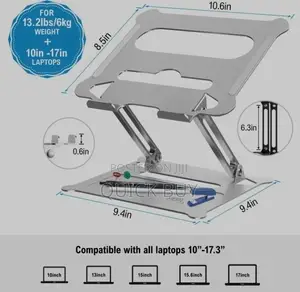Desky Adjustable Laptop Stand Riser