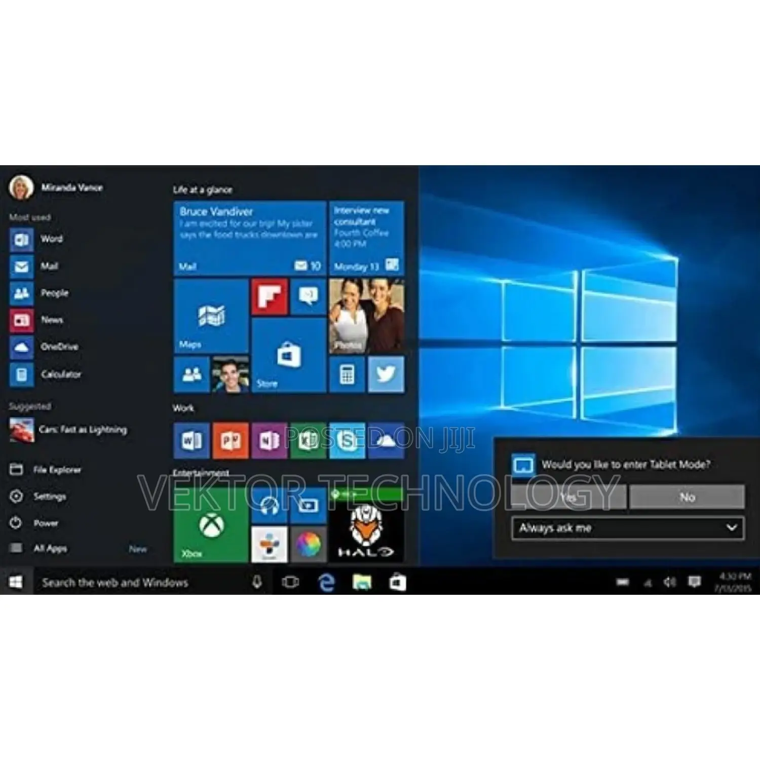 Windows 10 Bootable USB With Digital License 64bit Pro/Home