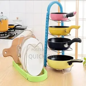 Adjustable Kitchen Pans/Pots Dish Holder Rack Organizer