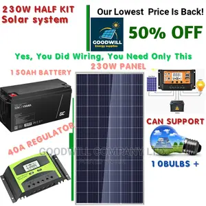 230w Solar Kit (Half Kit)