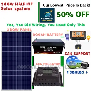 280w Solar Kit (Half Kit)