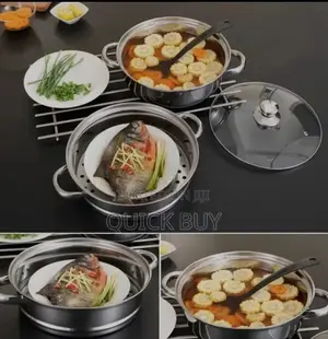 2 Layer Steamer and Cooking Pot