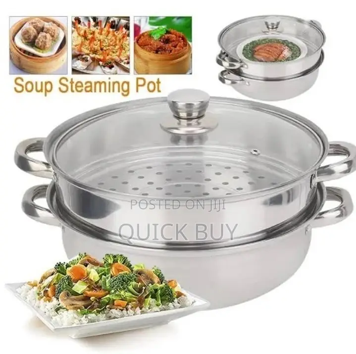 2 Layer Steamer and Cooking Pot