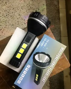 Rechargeable Led Torch With 4 Step Power Button