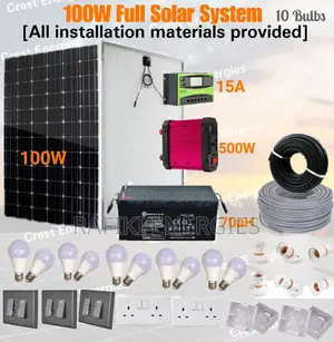 100W Full Kit Solar System