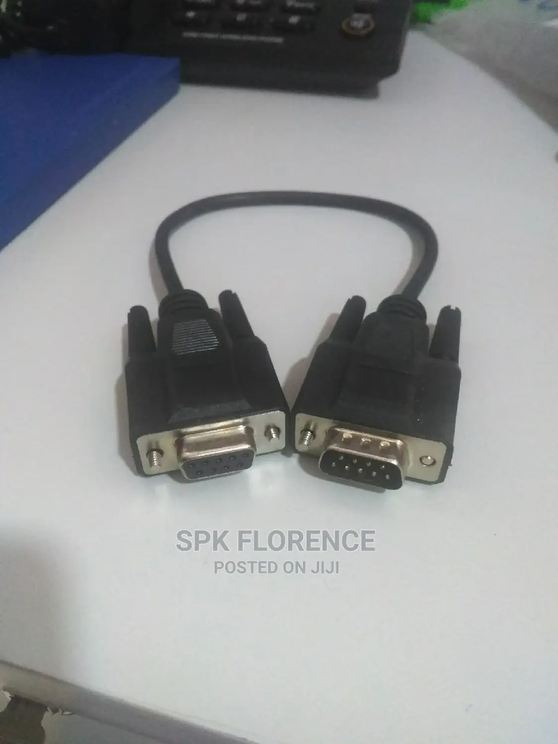 1ft DB9 M/F Extension Cable-Black