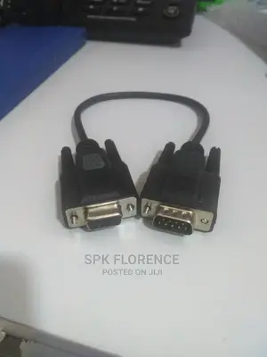 1ft DB9 M/F Extension Cable-Black