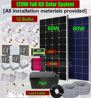 120W Full Solar System (60W + 60W)