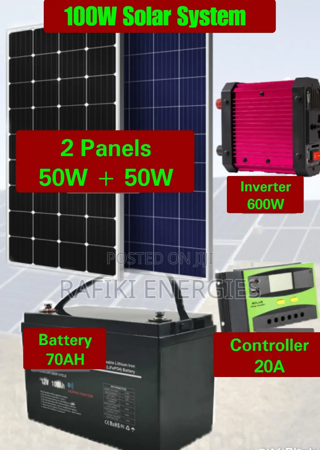 100W Half Solar System
