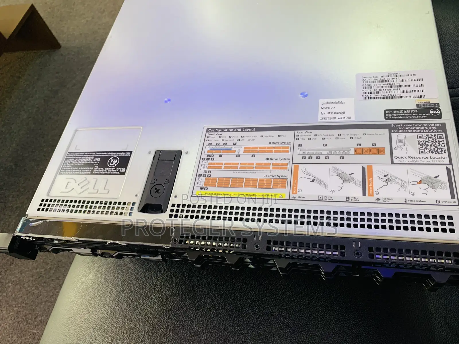 New Server Dell Poweredge R630 64GB Intel Xeon HDD 640GB