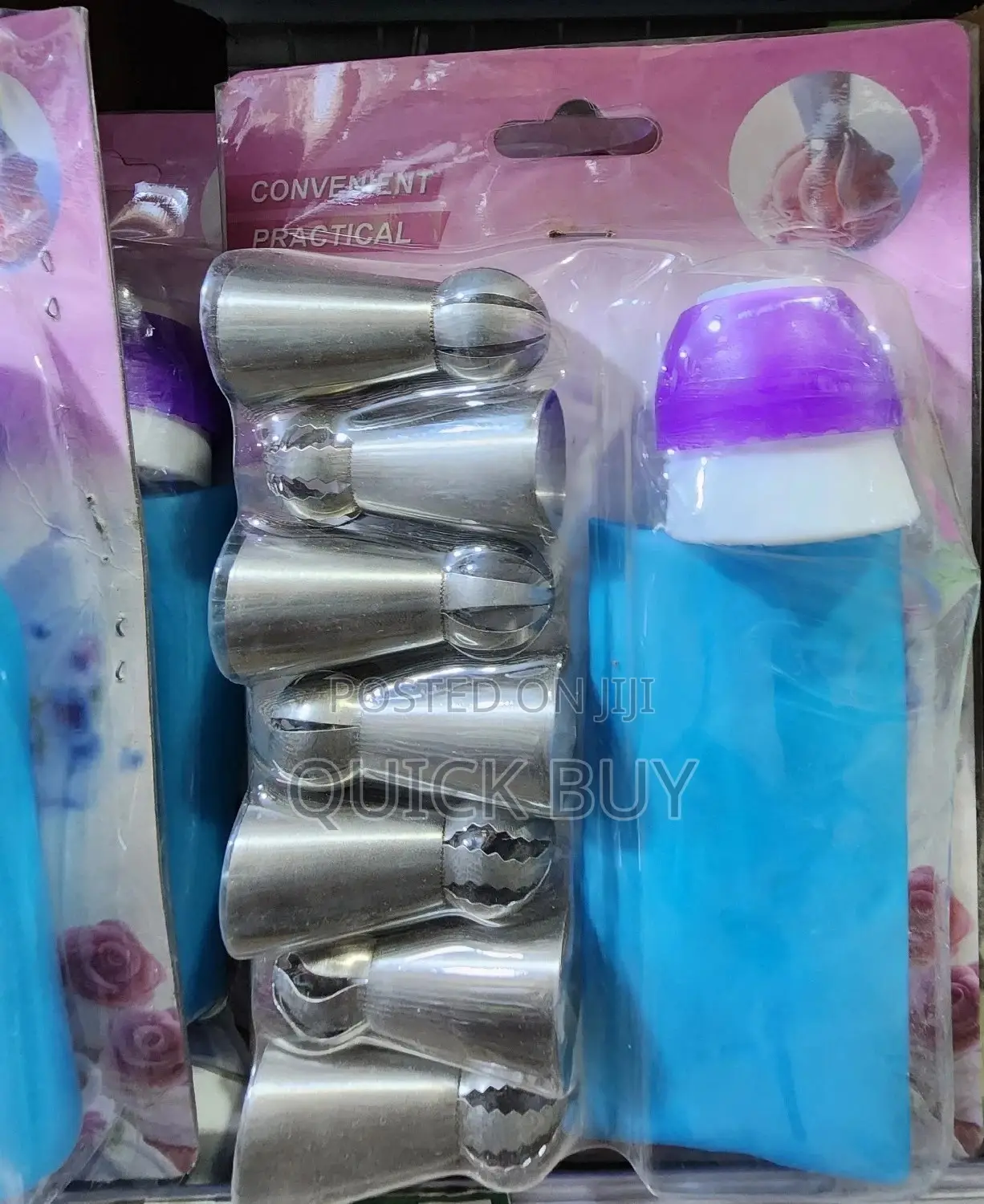 7 Icing Piping Nozzles Cream Cake Decorating Tools