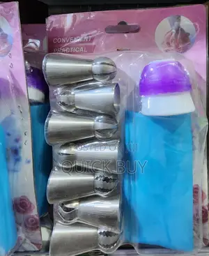 7 Icing Piping Nozzles Cream Cake Decorating Tools