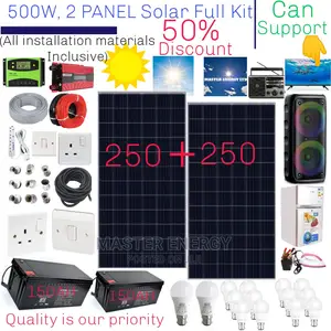 500W and 300ah Solar System Full Kit