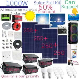 1000W and 600ah Solar System Full Kit
