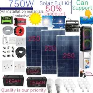 750W and 450AH Solar System Full Kit