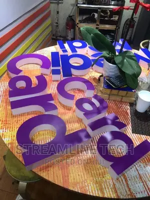 3d Signs -teardrops-lightbox-frost-stickers -3d/2d Signs