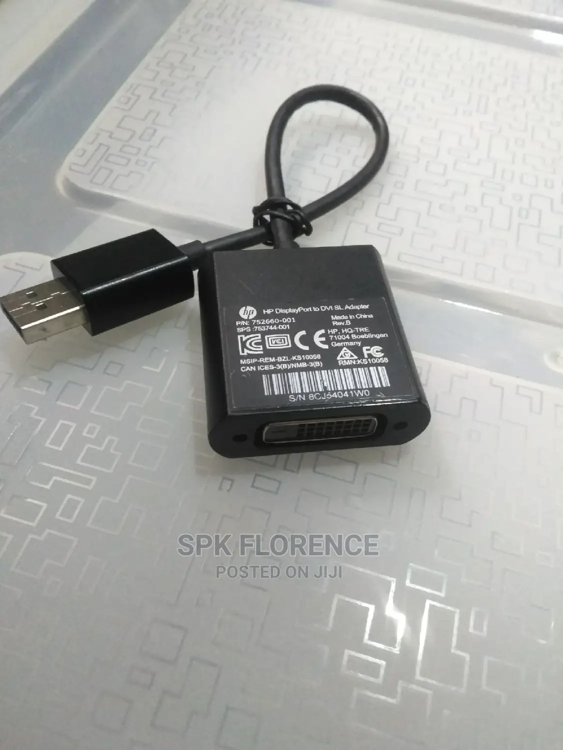 Hp Displayport to Dvi Sl Adapter