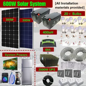 600W Solar System (400ah Battery)