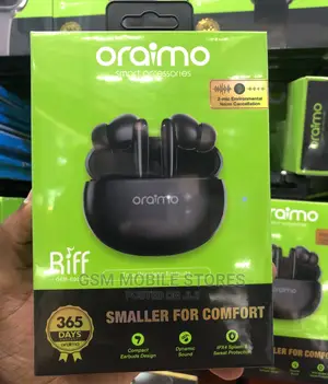 Oraimo Riff Smaller for Comfort TWS True Wireless Earbuds