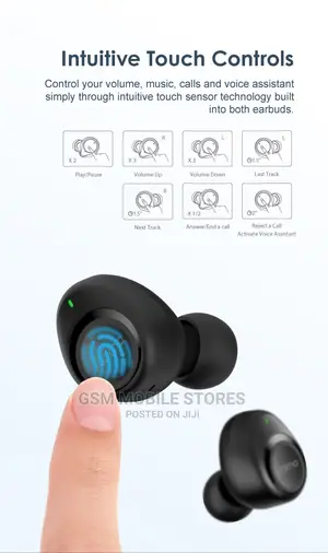 Oraimo Airbuds 2 Stereo Bass True Wireless In-Ear Earbuds