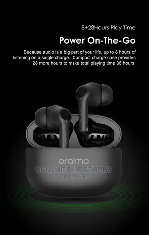 Oraimo Freepods 3 True Wireless Stereo Earbuds Black/White